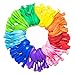 Dusico Party Balloons 12 Inches Rainbow Set (100 Pack), Assorted Colored Party Balloons Bulk, Made With Strong Latex, For Helium Or Air Use. Birthday Balloon Arch Supplies, Decoration Accessory