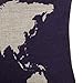 Pillowcase, Ammazona Dark Blue World Map Burlap Linen Pillow Case Decorative Pillow Cushion Cover