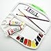 Mont Marte Airtight Watercolor Palette 16 Slot. 3 Mixing Areas and 16 Deep Color Wells.