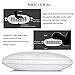 AOOU Pillows For Sleeping, Spring Pillow Antibacterial Ergonomic Pillow for Relieving Neck Back Pain, Breathable, With 40 Spring Pockets Inside Brace and Springback, Skin-friendly Fabrics, White