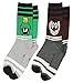 Looney Tunes Marvin the Martian and Taz Men's 2 Pack Casual Crew Socks