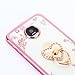 CaseHaven Moto Z Play Case, Glitter Crystal Heart Floral Series - Slim Luxury Bling Rhinestone Clear TPU Case With Ring Stand For Motorola Moto Z Play Droid - Rose Gold