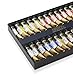 CrushOn Mission Gold Class Pure Pigment Watercolors Set 15 Milliliter x 24 Colors (7 Milliliter x 2ea) with 24 Space Palette by CrushOn