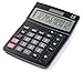 Bulk Digital Calculators Solar Powered Desktop Big Screen Basic Calculator With Electronic Number 12 Digit Display Black (6-Pack) - Colors May Vary