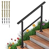 Aatrixkit Handrails for Outdoor Steps, 4 Steps