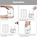 Essential Oil Diffuser, 2 Pack Aroma Diffuser Ultrasonic Cool Mist Aromatherapy with 7 LED Lights, Waterless Auto Shut-Off for Home Spa Baby Bedroom, 120ml