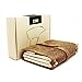Cone Pocket Size Embossed Travel Leather Notebook 5.5x4.3x1.2 Inch, Brown, Pack of 1