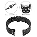 VIGOSS for Samsung Gear S2 Watch Band,VIGOSS Lux Butterfly Buckle Stainless Steel Metal Watchband Replacement Strap Bracelet for Samsung S2 SM-R720 and SM-R730 Smart Watch (Metal Black)