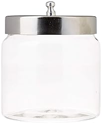 Grafco Glass Medical Sundry Jars with Lids, 4 x