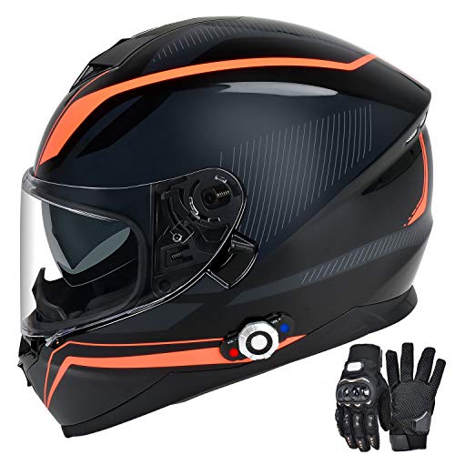 FreedConn Bluetooth Motorcycle Helmet DOT Full Face Bluetooth Helmets
