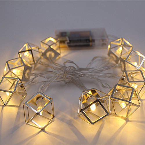 Snowfoller 10 LED Cute Fairy String Light Lamp for Halloween Christmas Wedding Party Decor Indoor Outdoor Cafe Shop Home Decoration (C)