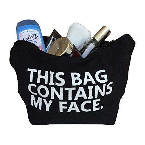 This Bag Contains My Face Toiletry Bag Travel Kit Cosmetic Makeup Case