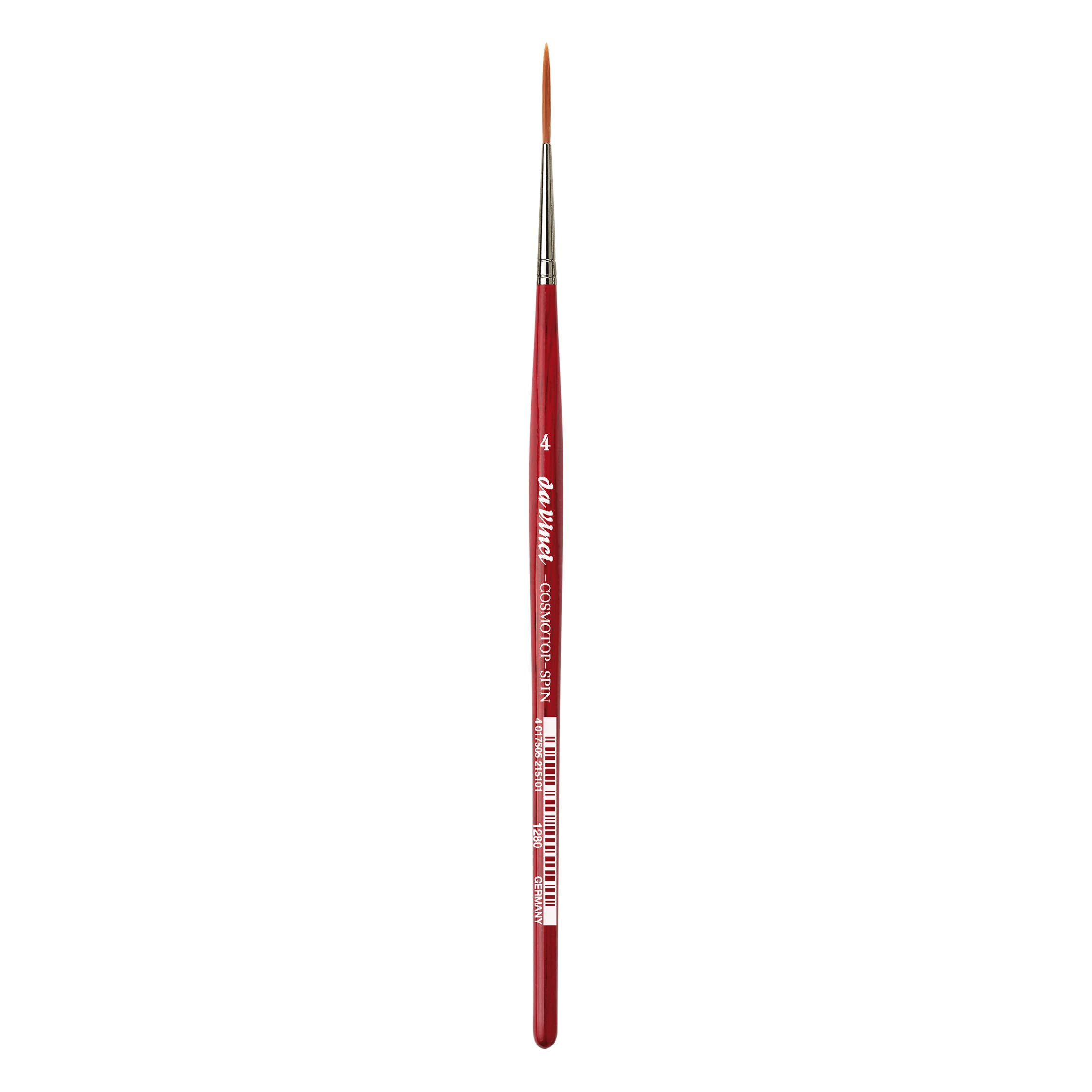 Da Vinci 1280 Series Rigger Brush, Synthetic Fiber, Red, 19.1 x 0.15 x 30 cm — image 1