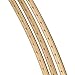BQLZR 8ft Golden Brass Fretwire for Mandolin Banjo Box Guitar 1.5mm