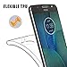 Aeska Moto G5S Plus Case, Ultra [Slim Thin] Flexible TPU Gel Rubber Soft Skin Silicone Protective Case Cover for Motorola Moto G5S Plus (Clear)