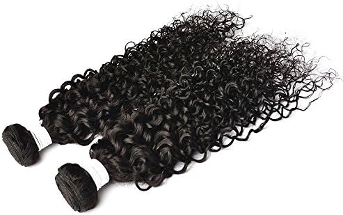 FABA 100% Raw Human Hair Bundles Kinky Curl Peruvian Virgin Hair Weaves 8A Grade 24" 26" inch 2 Bundles Pack 100 Gram per Bundle Natural Color