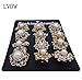 L'VOW 12px Pearl Brooches Mixed Designs Silver or Gold Colors Brooch Pins Wedding Corsage Bride Bouquet Kit (X- Gold)
