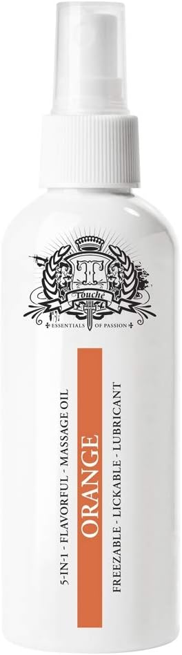 Touché 5 in 1 Freezable / Eatable / Lickable / Massagable / Ice Lubricant Orange Taste 80ml