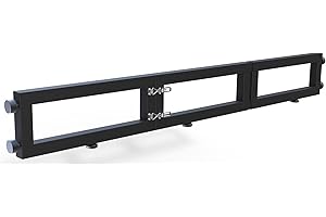 KNAWIER Truck Bed Cargo Divider for Full Size Truck, Compatible with Silverado,F150,F250,Sierra 1500,Titan,Foldable,No Drilling