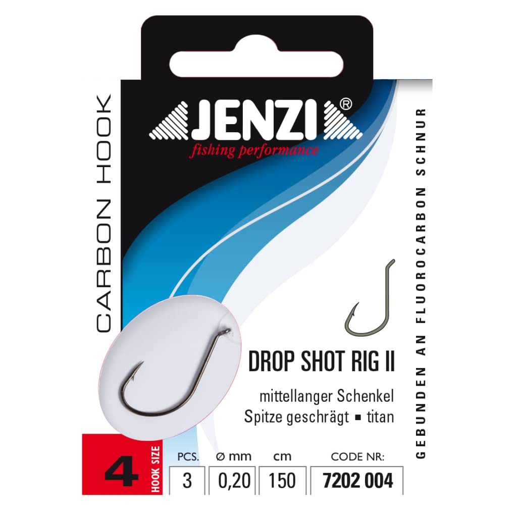 Jenzi Corrigator Drop Shot Rig 2 0.22 mm Gr. 2, Fishing Accessories