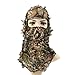 Camo Hunting Face Mask, 3D Camouflage Leafy Tactical Balaclava Face Mask, Realtree Full Face Mask for Men/Women, Camouflage
