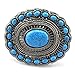 HUABOLA CALYN Western buckle for Men Blue stone belt buckl