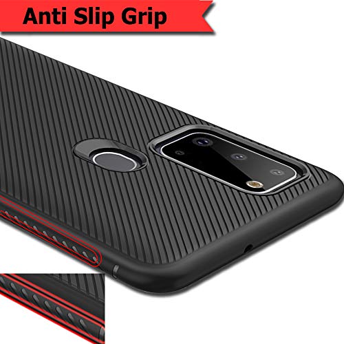 TheGiftKart Shockproof Durable Back Case Cover for Samsung Galaxy A21s | Protective Soft Flexible Armor | Anti-Skid Back