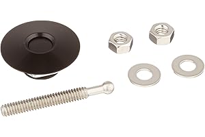 Quik-Latch Products QL-25-SB1.5 1.5" Diameter Black Anodized Aluminum Mini Quick Release Latch