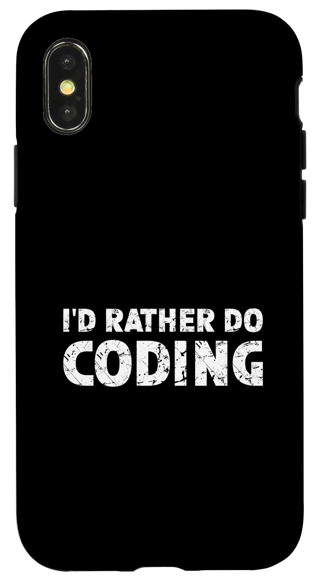 iPhone X/XS I'd Rather Do Coding Case