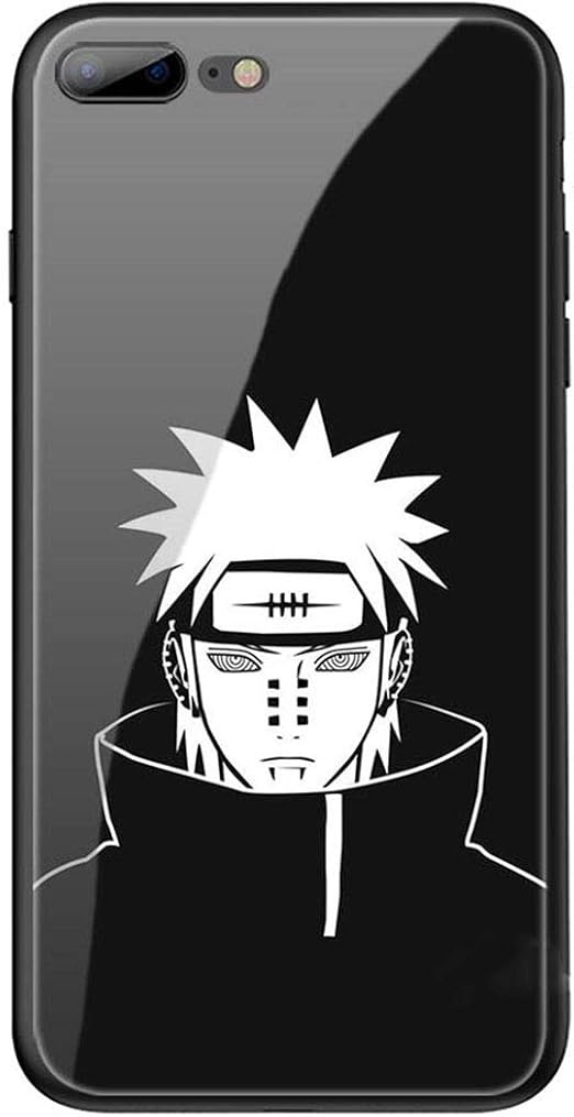 Amazon 日本アニメ ナルト ペイン ナガト キャラクター 強化ガラス ソフトケース Iphone 6 6s 7 8 Plus 10 X Xs Max Xr 高級保護カバー Iphone Xs ケース カバー 通販