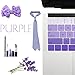 Allinside Ombre Purple Keyboard Silicone Cover for MacBook Pro 13