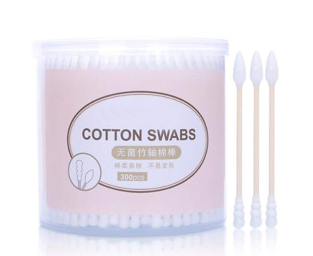 1Box(200PCS) Cotton Swabs Cotton Sticks Spiral Cosmetic Paper Stick Cotton Swabs Screw and Pointed Head Cotton Tips Beauty Swabs for Make up Cleaning Jewelry and Ear
