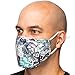Debrief Me Air Filtration Pollution Masks (1 Mask+2 Filters) Carbon Activated N95 Anti Pollution Mask -Washable Reusable comfy Cotton (Blue-Mix1)