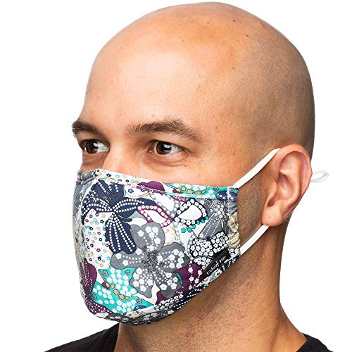 Anti Dust Face Mouth Cover Mask Respirator - Dustproof Anti-bacterial Washable - Reusable masks Respirator Comfy - Cotton Germ Protective Breath Healthy Safety Warm Windproof Mask (Blue-Mix1)