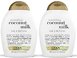 Ogx Nourishing Shampoo - Coconut MIlk - 13 oz - 2 pk