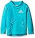 adidas Little Girls' Performance Hoodie, Shock Green Logo, 6X