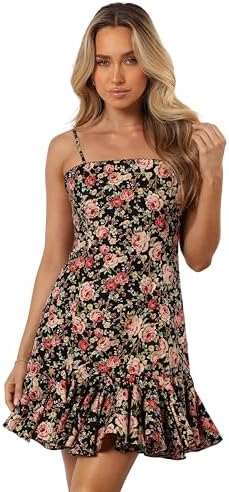 revolve bardot lissett printed mini dress Bardot Lissett Printed Mini Dress in Brown Leopard