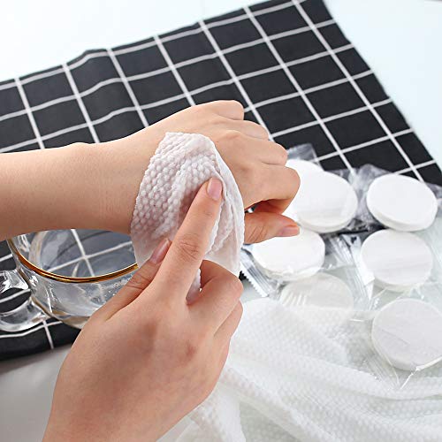 BigOtters Large Compressed Towel, 15 PCS 9.8 x 19.7 inches Hand Towels Tablet Towel Cotton Coin Tissue for Travel Camping Home Bathroom Beauty Salon Outdoor Sports Businesstrip