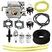 Harbot 753-04408 Carburetor with Tune Up Kit for Troy Bilt TB320BV TB310QS Yard Man YM320BV YMGBV3100 YM1000 YM1500 YM300 YM400 Ryobi MTD 320BVR RGBV3100 Blower 753-04144