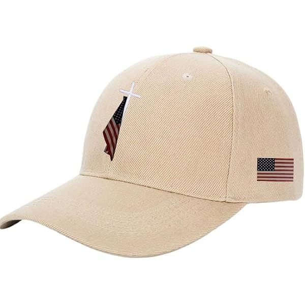 One Nation Under God Hat - Patriotic 4th Of July Cap With American Flag & 1776, Black