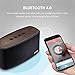 COMISO 30W Bluetooth Speakers with Super Bass, Bamboo Wood Home Speaker with Subwoofer - (Black)