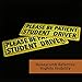 BOKA Student Driver Magnet Safety Sign Vehicle Bumper Magnet - Car Vehicle Reflective Sign Sticker Bumper for New Drivers - Set of 3