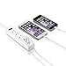 Power Strip, Firstbuy 3-Outlet Power Strip Home/Office/Travel Mini Surge Protector with 3-USB Charging Ports Power Adapter 1250W/10A for iPhone, iPad, Samsung, HTC, LG, Tablets and More- 6ft Cord
