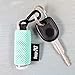 Clip-On Chapstick Sleeves. Woven Nylon Lip Balm Holder 5-Pack.