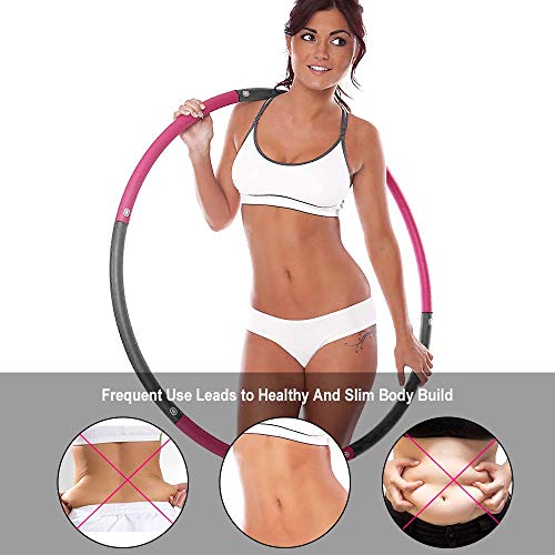 Portzon Burning Weighted Hula Hoop-3 Lb
