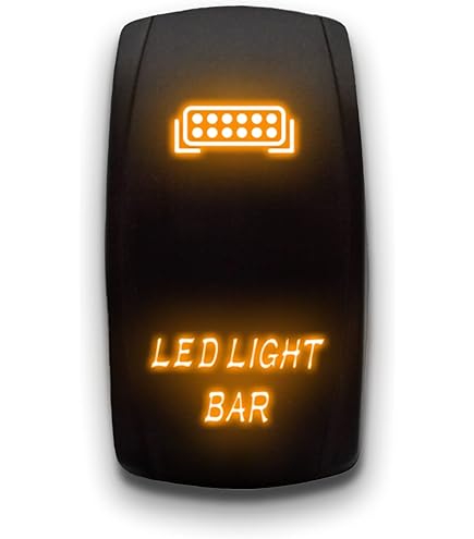 Sasquatch Lights - Blue - Laser Etched Toggle Switch 20A 12V