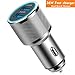 Sodker 6A 36W Dual USB Car Charger Adapter - Dual Quick Charge 3.0 3A - for iPhone Xs X 8 7 6 5 Plus Max Samsung Galaxy S9 S8 S7 S6 and More Devices - Fast LED Chargers
