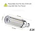 50W Super Bright LED Corn Lamp Bulb 5400 Lumen (500W Equivalent) 6500K Cool Daylight, E26 Screw Base for Large Area Commercial Lighting, Garage Warehouse Factory, Replace Metal Halide HID,CFL,HPS