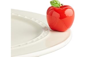 NF NORA FLEMING nora fleming an Apple a Day (Apple) A97 - Hand-Painted Ceramic Holiday Décor - Spring Minis for the Home and Office