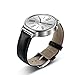 Huawei Watch Stainless Steel with Black Suture Leather Strap (U.S. Warranty)